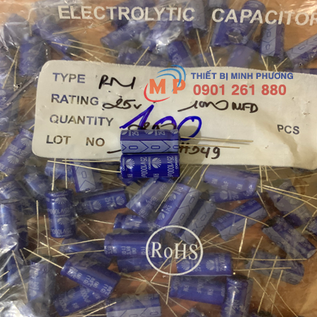 Tụ điện DAEWOO 25V1000MFD